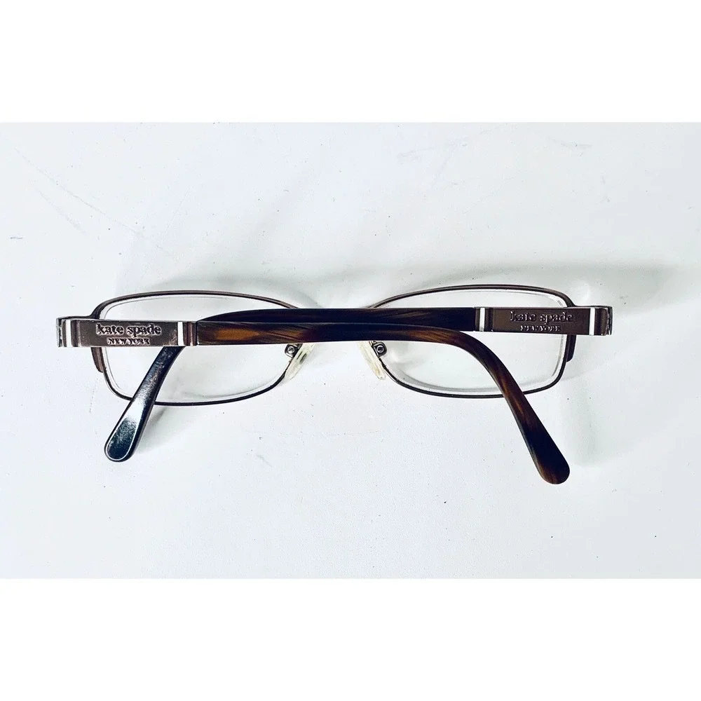 Kate Spade Bronze Gold Metal Frame w Tortoise Temple Glasses Averil 49 16 135